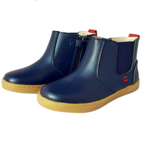 Load image into Gallery viewer, Navy Bobby Boots - Factory Second