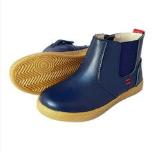 Load image into Gallery viewer, Navy Bobby Boots - Factory Second