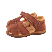 Load image into Gallery viewer, 2FeetTall | Tan leather Toddler Sandal 