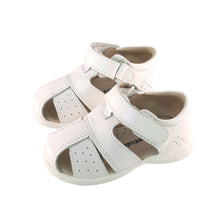 Load image into Gallery viewer, 2FeetTall | White leather Toddler Sandal